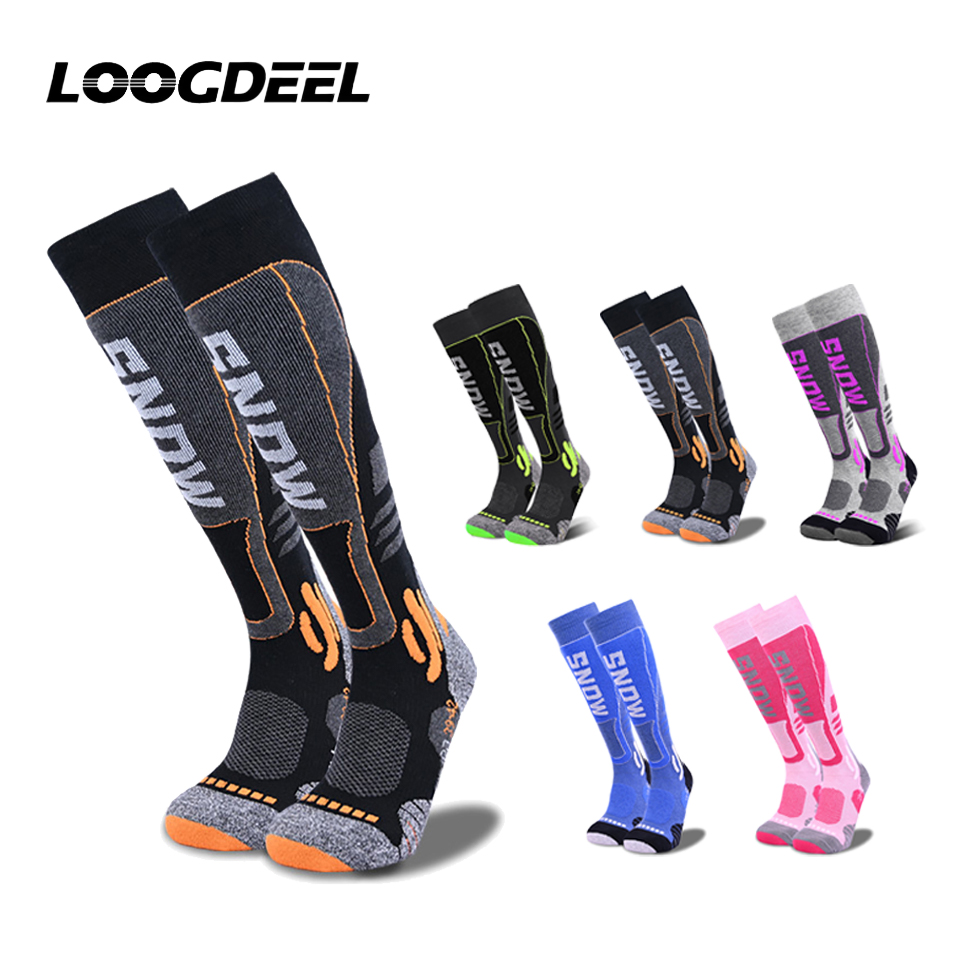 Thermal Sock Winter - Loogdeel hoogwaardige merinowollen kniekousen, lange ski-sokken,