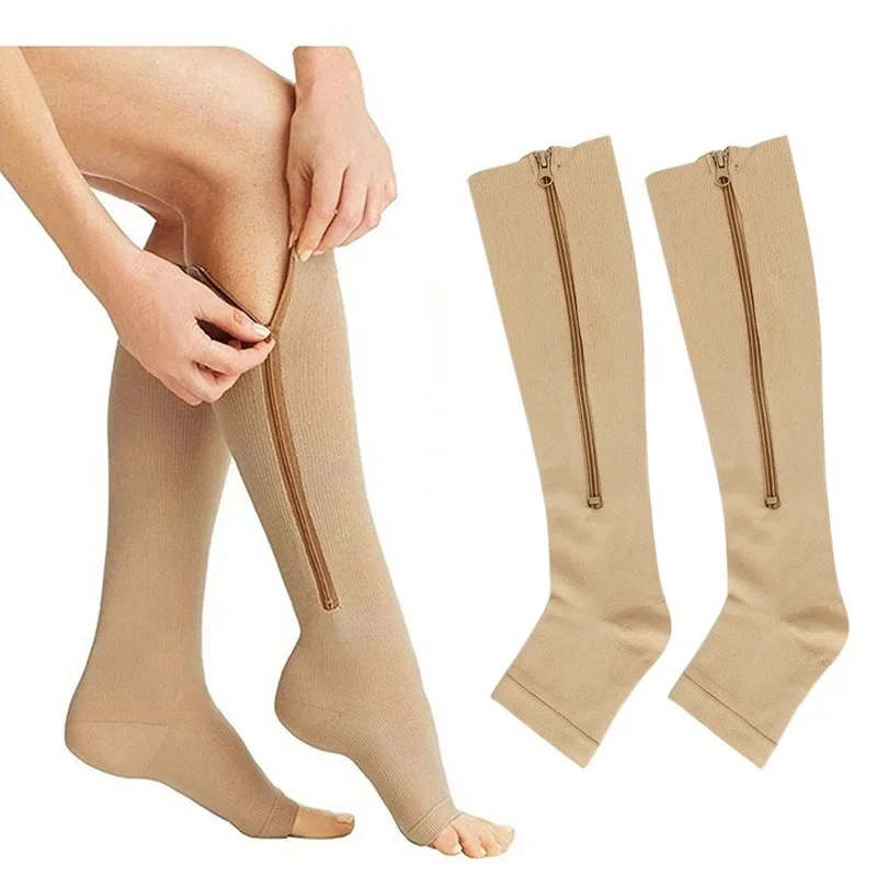 Compression Sock Medical - 1/2/3/4 paar medische compressiekousen sportdruk lange