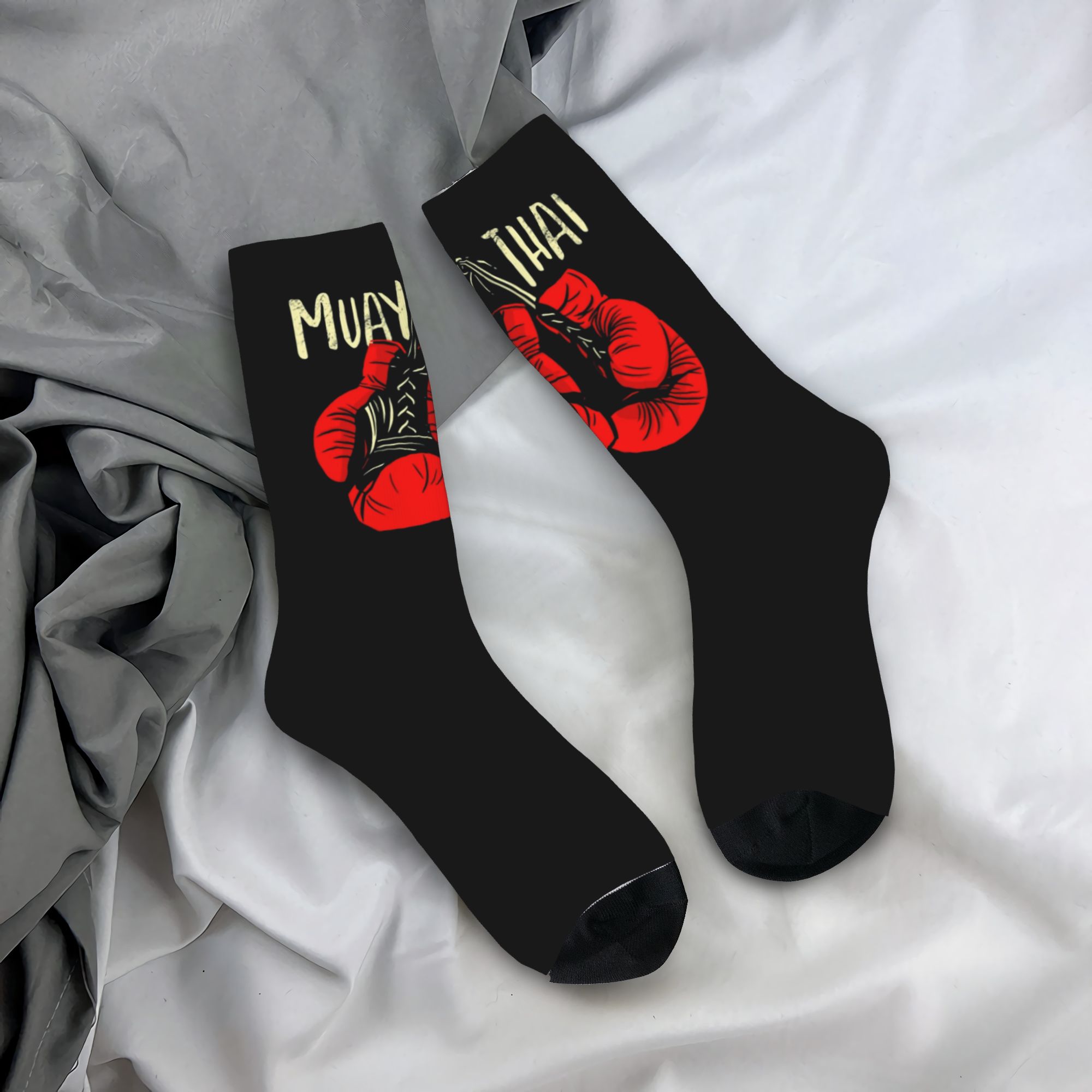 Dress Sock Men - Aangepaste Muay Thai-handschoenen Heren Dames Crew