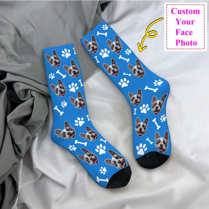 Dress Sock Men - Nieuwigheid Heren Aangepaste Hond Jurk Sokken