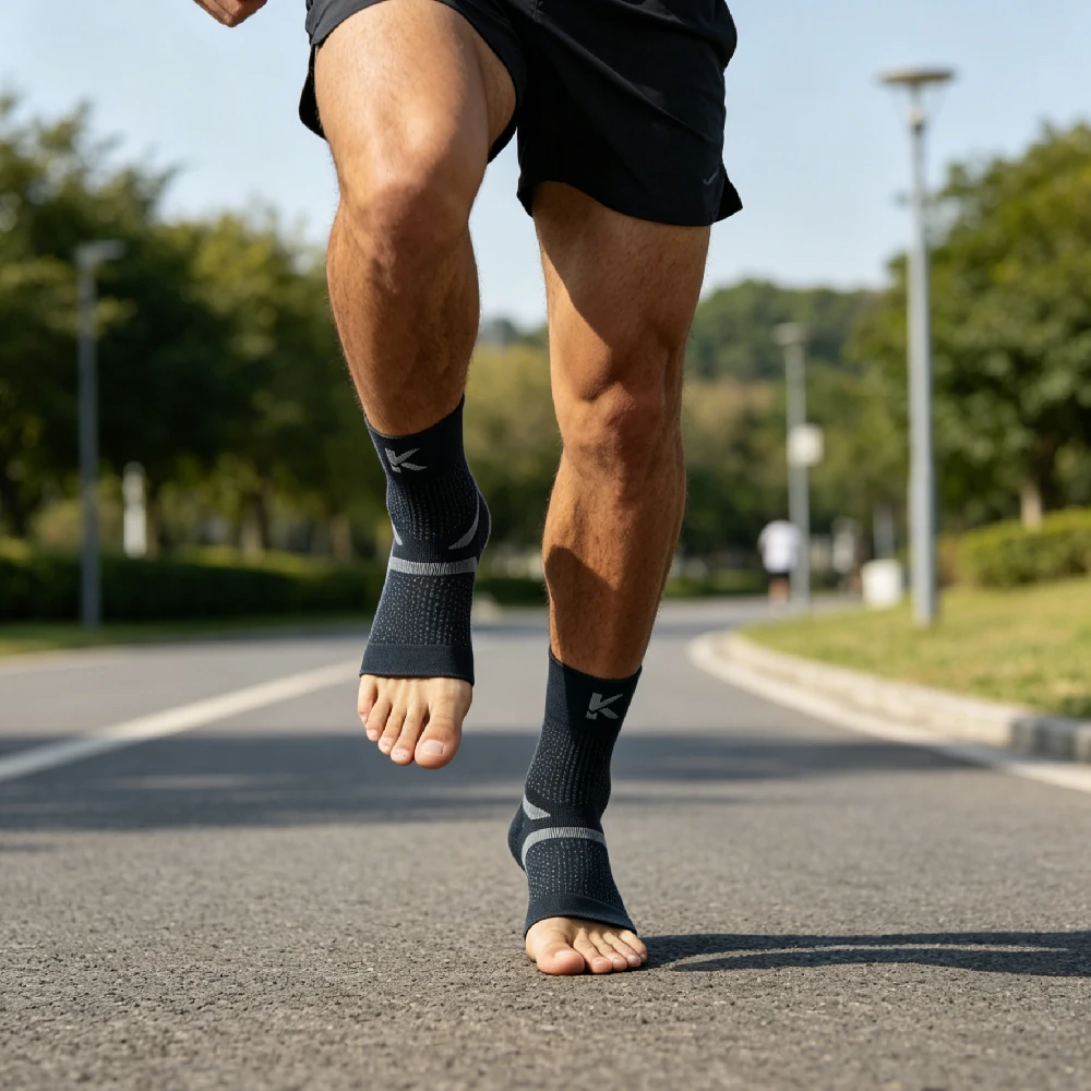 1 paar elastische enkelbanden, - Ankle Brace Sock recensie en prijs
